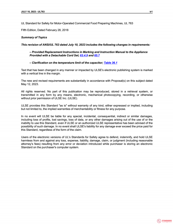 UL 763 PDF UL 763 PDF